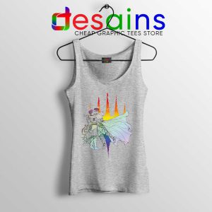 Rainbow Kiss Sport Grey Tank Top The Gathering Storm LGBT Tops