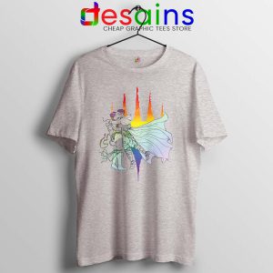 Rainbow Kiss Sport Grey Tshirt The Gathering Storm LGBT Tee Shirts