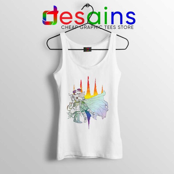 Rainbow Kiss Tank Top The Gathering Storm LGBT Tops Size S-3XL