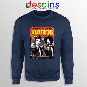 Rock Fiction Elvis Presley and Jimi Hendrix Navy Sweatshirt