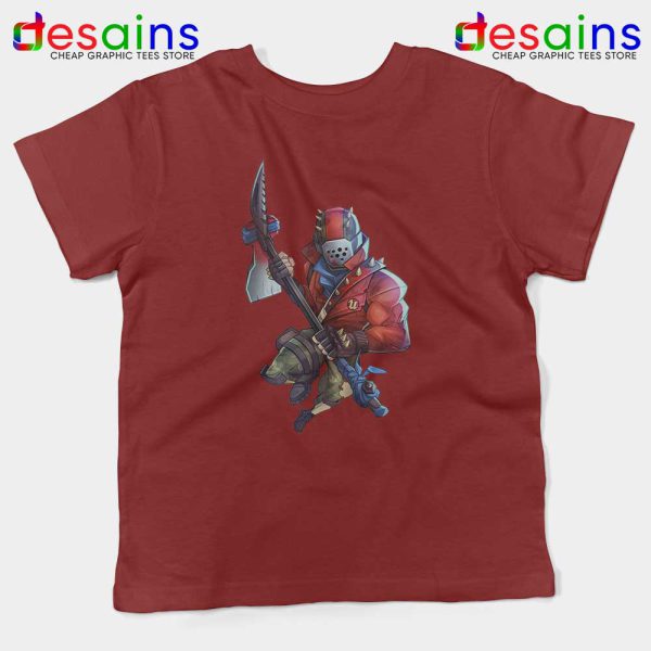 Rust Lord Fortnite Maroon Kids Tshirt Epic Outfit Battle Royale Youth