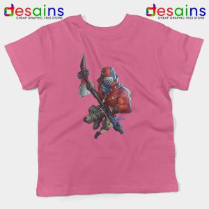 Rust Lord Fortnite Pink Kids Tshirt Epic Outfit Battle Royale Youth