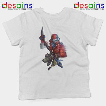 Rust Lord Fortnite White Kids Tshirt Epic Outfit Battle Royale Youth