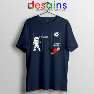 Stormtrooper And A Redshirt Navy Tshirt Star Wars Vs Star Trek Tees