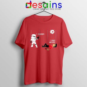 Stormtrooper And A Redshirt Red Tshirt Star Wars Vs Star Trek Tees