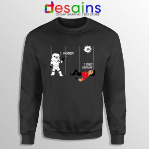 Stormtrooper And A Redshirt Sweatshirt Star Wars Vs Star Trek Sweaters
