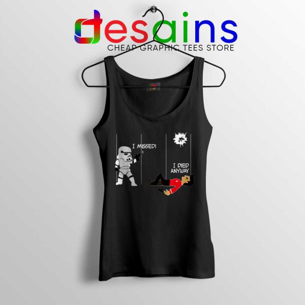 Stormtrooper And A Redshirt Tank Top Star Wars Vs Star Trek Tops S-3XL