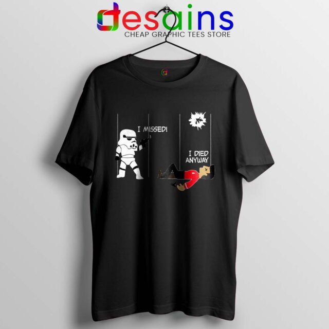 Stormtrooper And A Redshirt Tshirt Star Wars Vs Star Trek