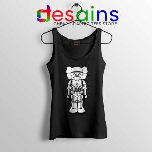 Stormtrooper KAWS Funny Black Tank Top Star Wars Merch Tops