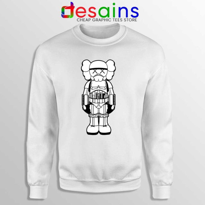 Stormtrooper KAWS Funny Sweatshirt Star Wars Merch Sweaters S-3XL