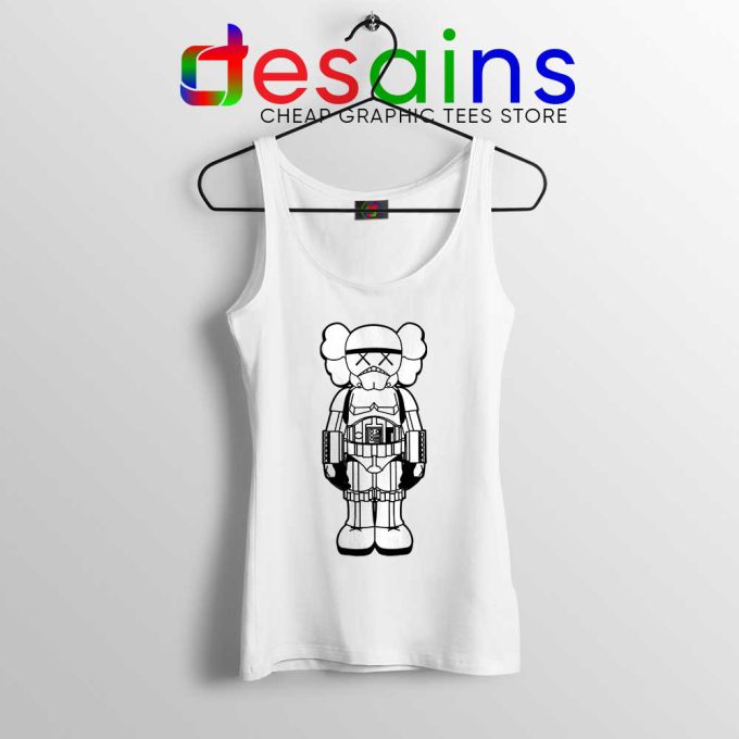 Stormtrooper KAWS Funny Tank Top Star Wars Merch Tops S-3XL