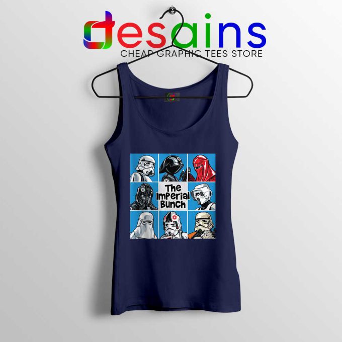 Stormtrooper Mash Up Navy Tank Top The Imperial Bunch Tops