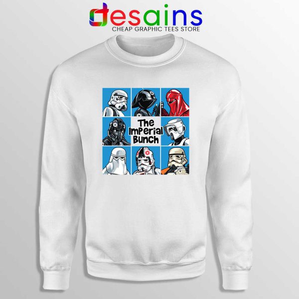 Stormtrooper Mash Up White Sweatshirt The Imperial Bunch Sweaters