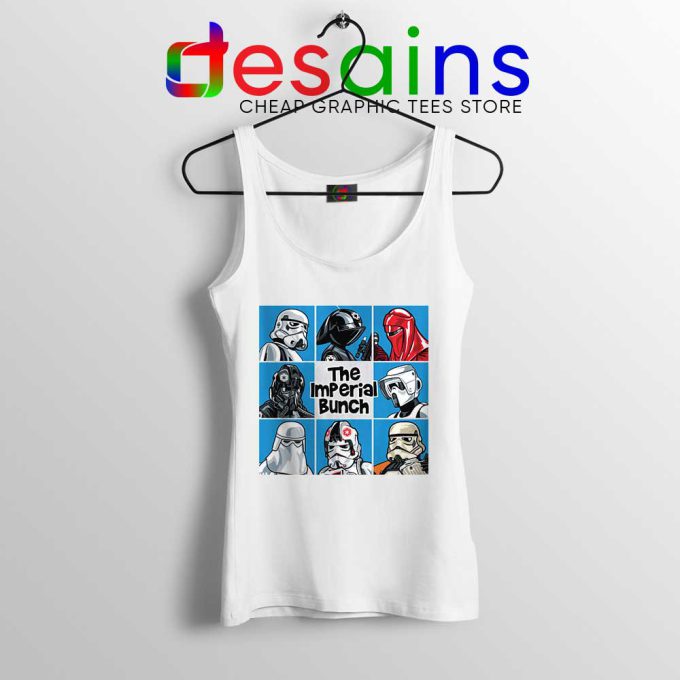 Stormtrooper Mash Up White Tank Top The Imperial Bunch Tops