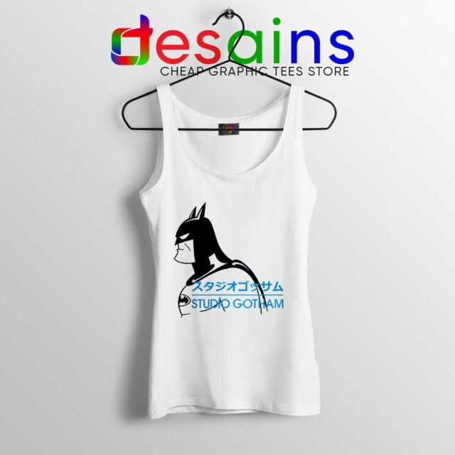 Anime Studio Gotham Japanese Tank Top Batman Cartoon