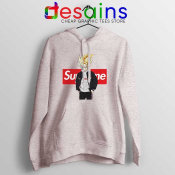 Super Saiyan Supreme Style Sport Grey Hoodie Goku Dragon Ball Jacket