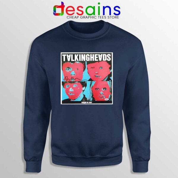 Talking Heads Band Navy Sweatshirt Psycho Killer Sweaters