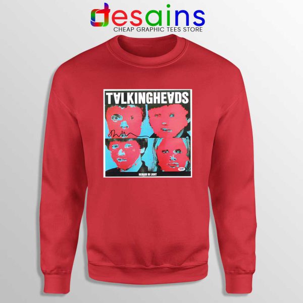 Talking Heads Band Red Sweatshirt Psycho Killer Sweaters