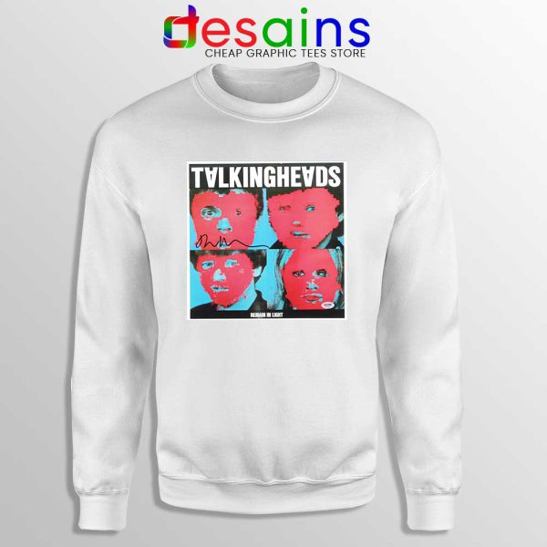 Talking Heads Band White Sweatshirt Psycho Killer Sweaters