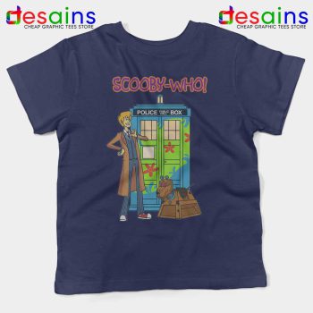 Tardis Scooby Who Navy Kids Tshirt Scooby Doo Where Are You Youth