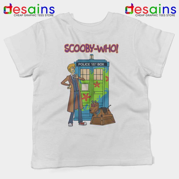 Tardis Scooby Who White Kids Tshirt Scooby Doo Where Are You