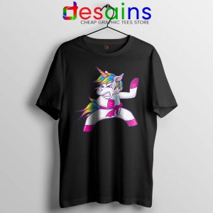 Unicorn Karate Martial Arts Black Tshirt Taekwondo Unicorn Tees