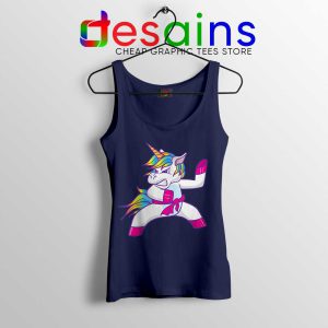 Unicorn Karate Martial Arts Navy Tank Top Taekwondo Unicorn Tops