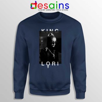 Buy King Lori Navy Sweatshirt Merch Album Loredana Zefi Gifts Sweaters