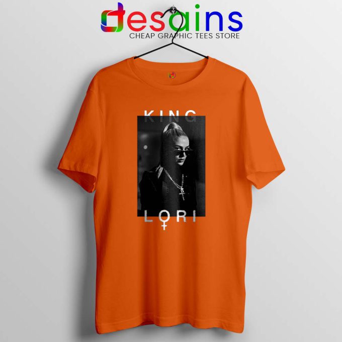 Buy King Lori Orange Tshirt Album Loredana Zefi Tee Shirts S-3XL