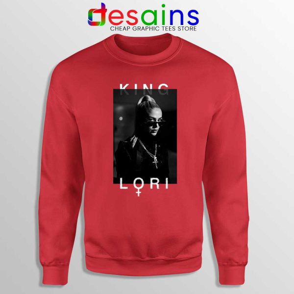 Buy King Lori Red Sweatshirt Merch Album Loredana Zefi Gifts Sweaters