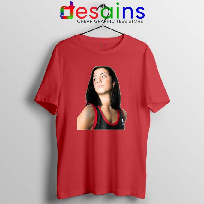 Charli Damelio All Smiles Red Tshirt TikTok Content Tee Shirts