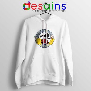 Drunk Mickey Around The World White Hoodie Epcot Disney Jacket