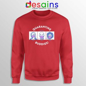 Feeding America Red Sweatshirt How Did This Get Made Sweaters