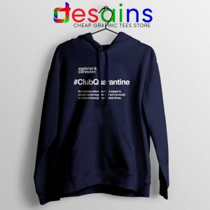 Gabriel and Dresden Navy Hoodie #ClubQuarantine Merch Jacket