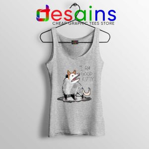 I Am Good Kitty Sport Grey Tank Top He Is a Good Kitty Tops