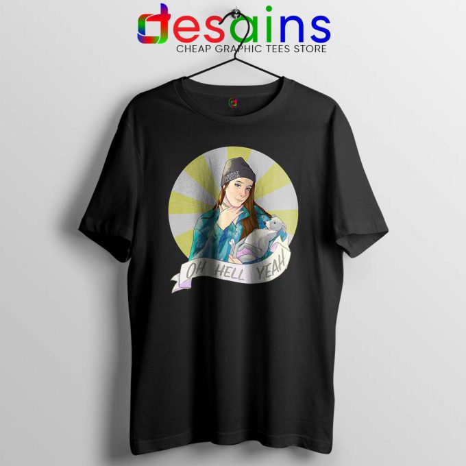 Jenna Marbles Oh Hell Yeah Black Tshirt Madonna and Child Tees