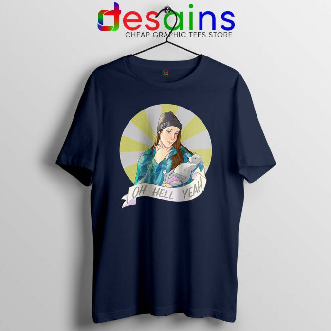 Jenna Marbles Oh Hell Yeah Navy Tshirt Madonna and Child Tees