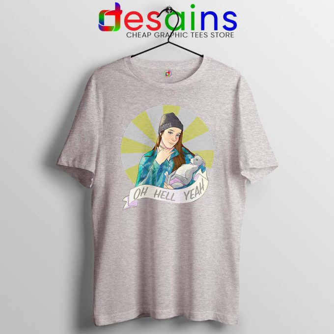 Jenna Marbles Oh Hell Yeah Sport Grey Tshirt Madonna and Child Tees