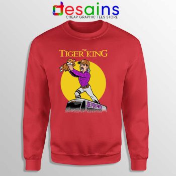 Joe Exotic The Lion King Red Sweatshirt The Tiger King Sweaters