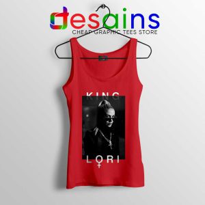 King Lori Red Tank Top Merch Album Loredana Zefi Tops S-3XL