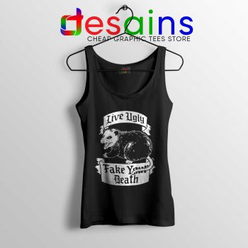 Live Ugly Fake Your Death Tank Top Mouse Rat Tops S-3XL