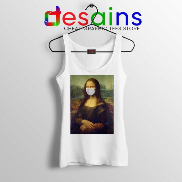 Mona Lisa Corona Virus Tank Top Leonardo da Vinci Tops S-3XL