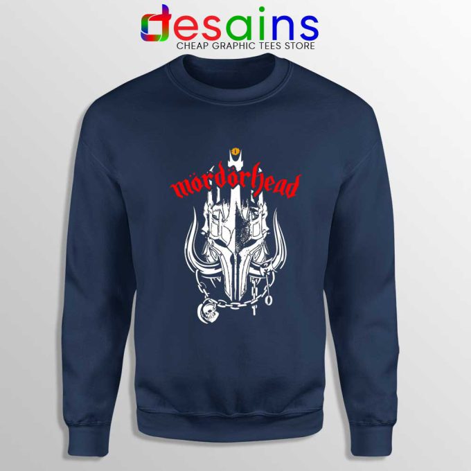 MordorHead Middle Earth Navy Sweatshirt Lord of the Rings Sweaters