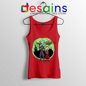 Other Worlds Rick And Morty Red Tank Top Get Schwifty Tops