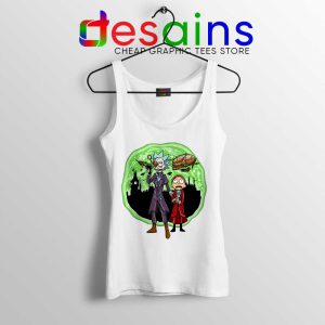 Other Worlds Rick And Morty White Tank Top Get Schwifty Tops