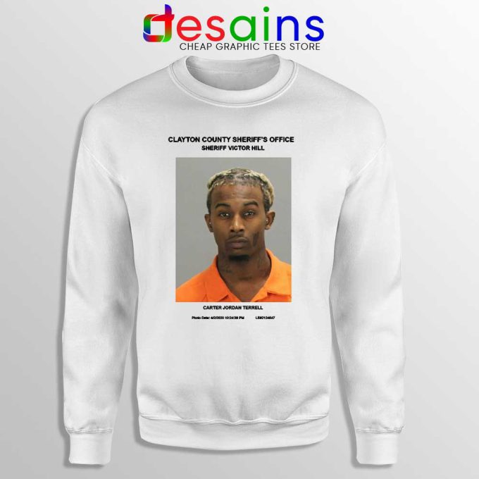 Playboi Carti Mugshot Sweatshirt American Rapper 2