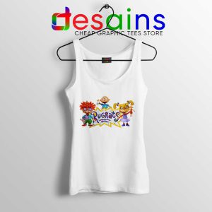 Rugrats Distressed Tank Top TV Series Rugrats Tops S-3XL