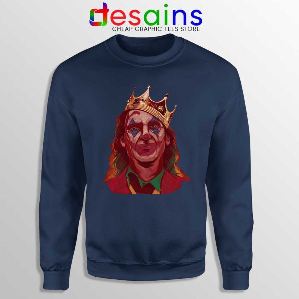 The Notorious BIG Joker Navy Sweatshirt Arthur Fleck Poster Sweaters