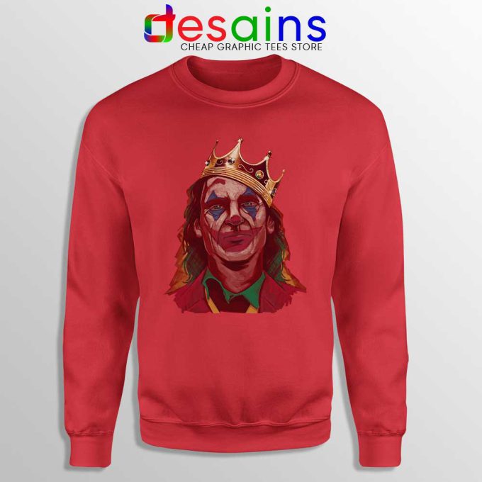 The Notorious BIG Joker Red Sweatshirt Arthur Fleck Poster Sweaters