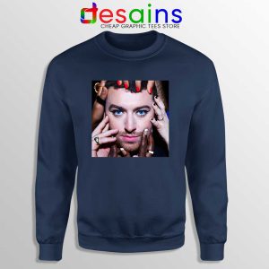 To Die For Sam Smith Navy Sweatshirt Upcoming Album Sweaters